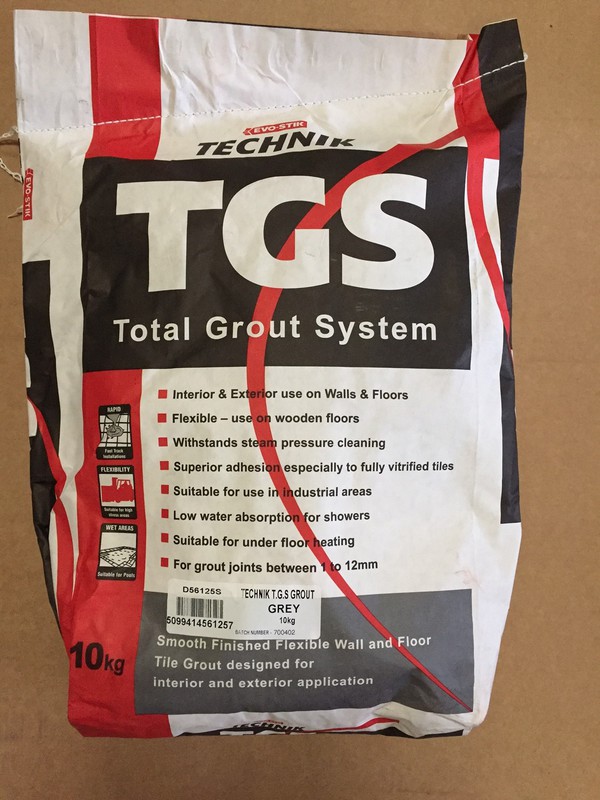 TGS GREY GROUT 10KG