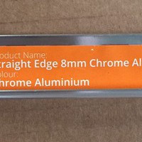 8MM CHROME SQUARE TRIM