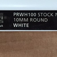 10MM WHITE ROUND TRIM