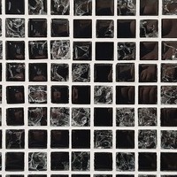 BLACK CRACKLE 30 X 30 MOSAIC