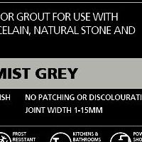 DUNLOP GX500 MIST GREY GROUT 10KG